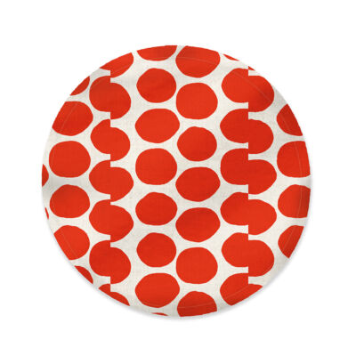 Lugar Americano Redondo Shanti - Vermelho