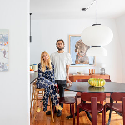 Apartamento decorado colorido contemporâneo em Lisboa Portugal