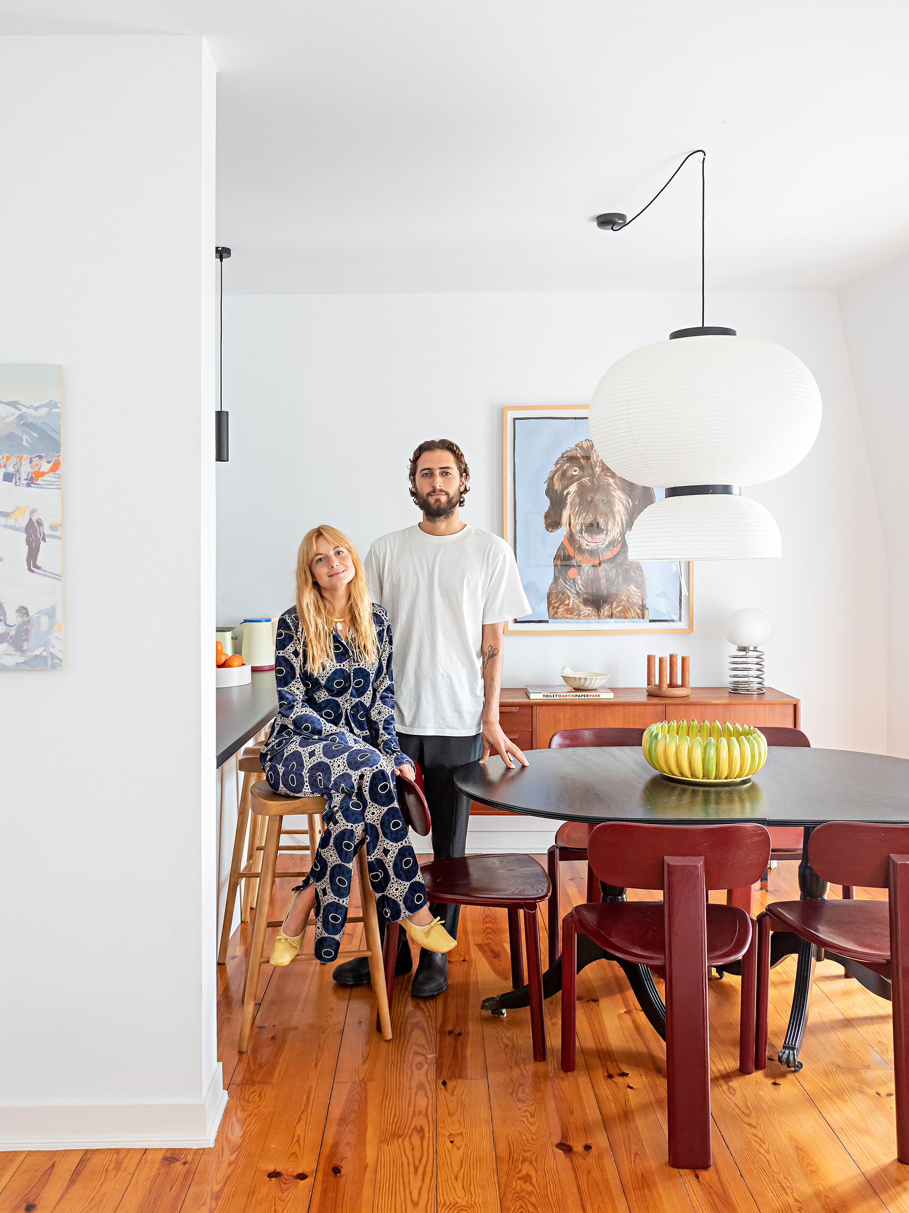 Apartamento decorado colorido contemporâneo em Lisboa Portugal