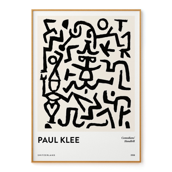 Comedians’ Handbill by Paul Klee