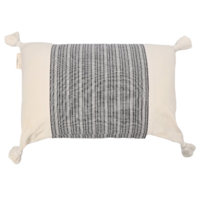 Almofada com tassel A. Niemeyer 40x60cm bege