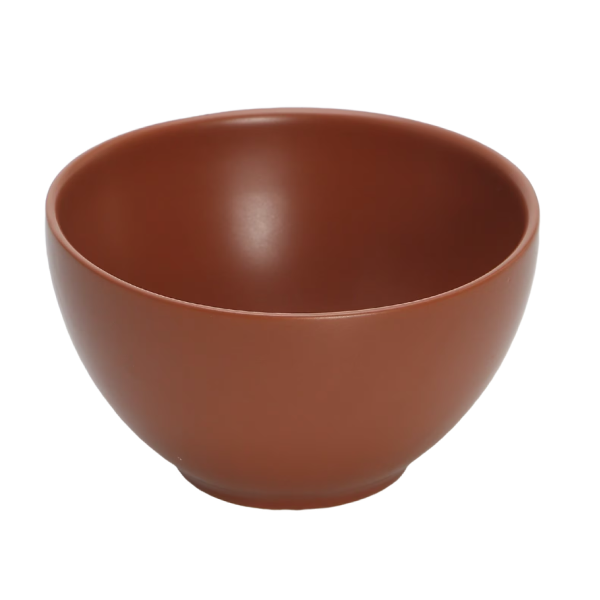 Bowl de cerâmica A. Niemeyer marrom