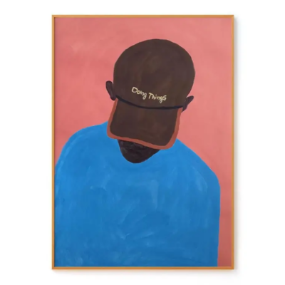 Homem Preto de Boné