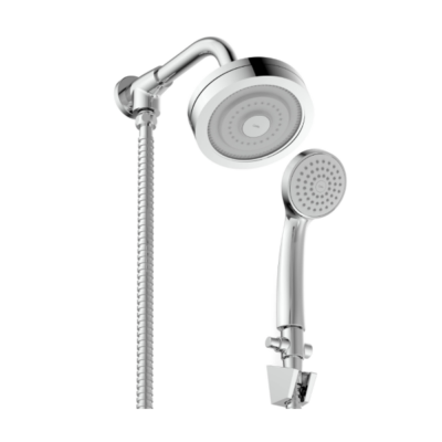 Chuveiro com Braço de parede e Ducha manual