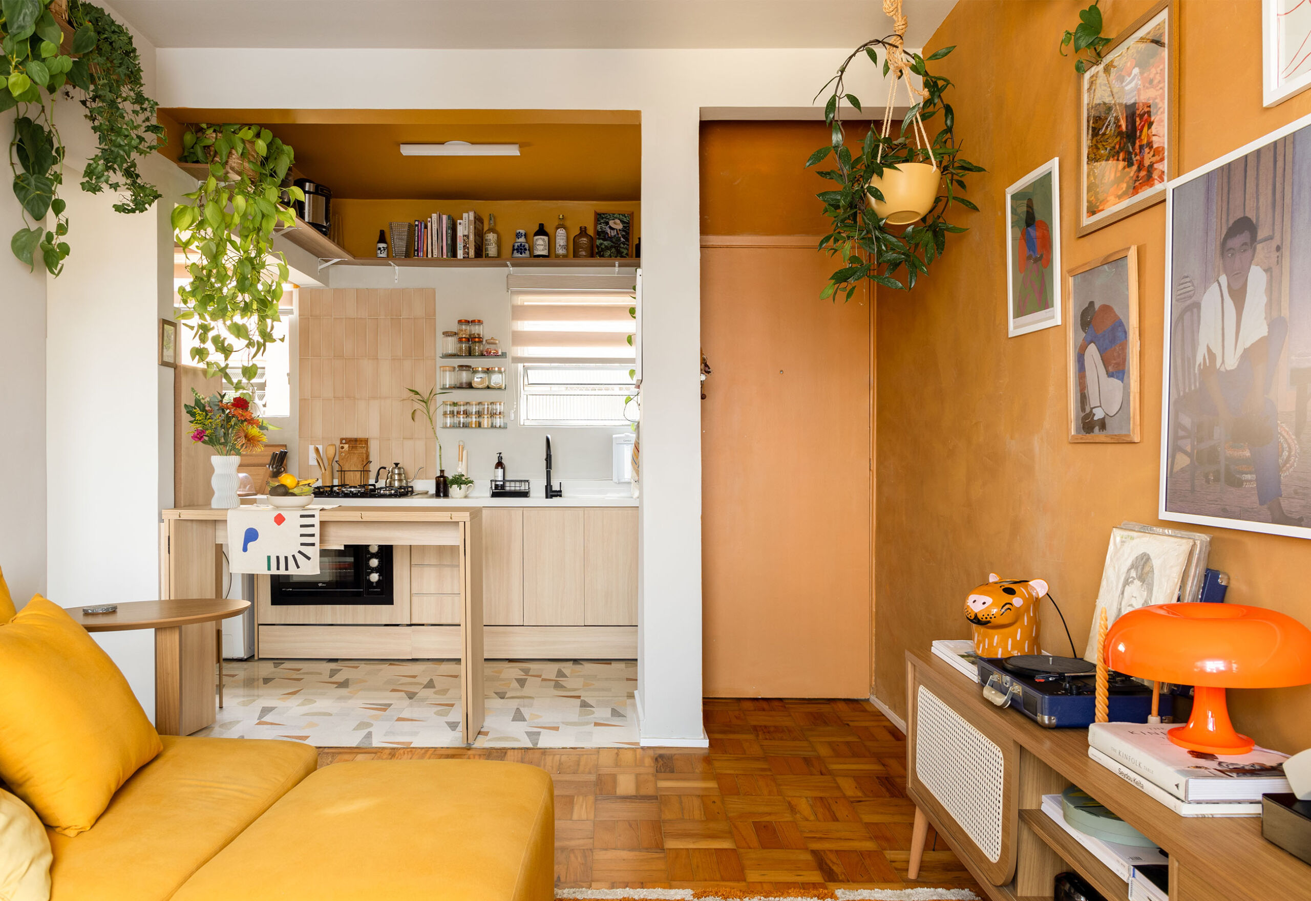 Apartamento colorido de apenas 50m2