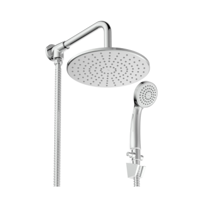 Chuveiro com Braço Parede e ducha manual