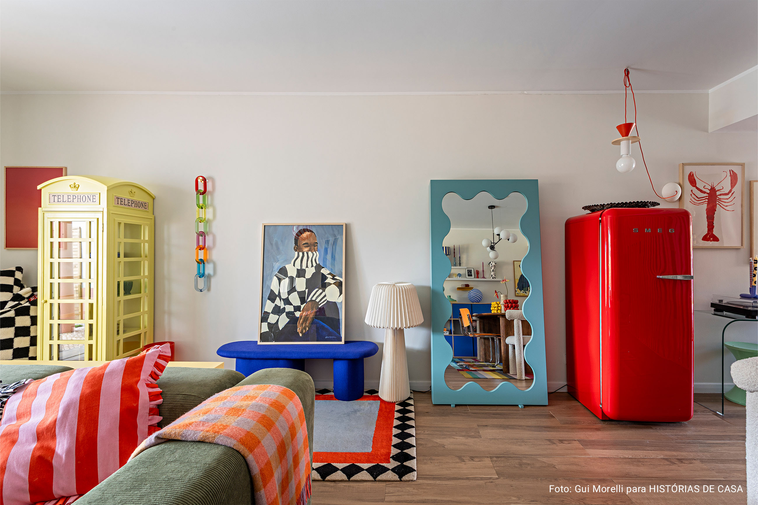 A casa mais colorida de Cascais - casa maximalista da influencer Carol Morais