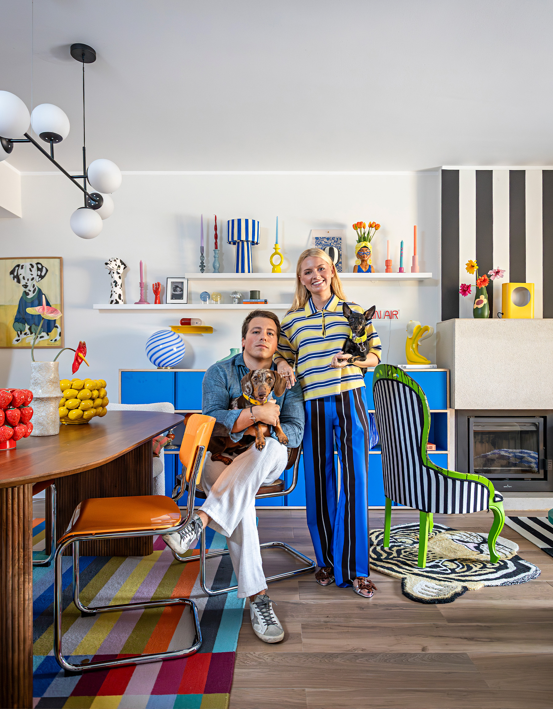 A casa mais colorida de Cascais - casa maximalista da influencer Carol Morais