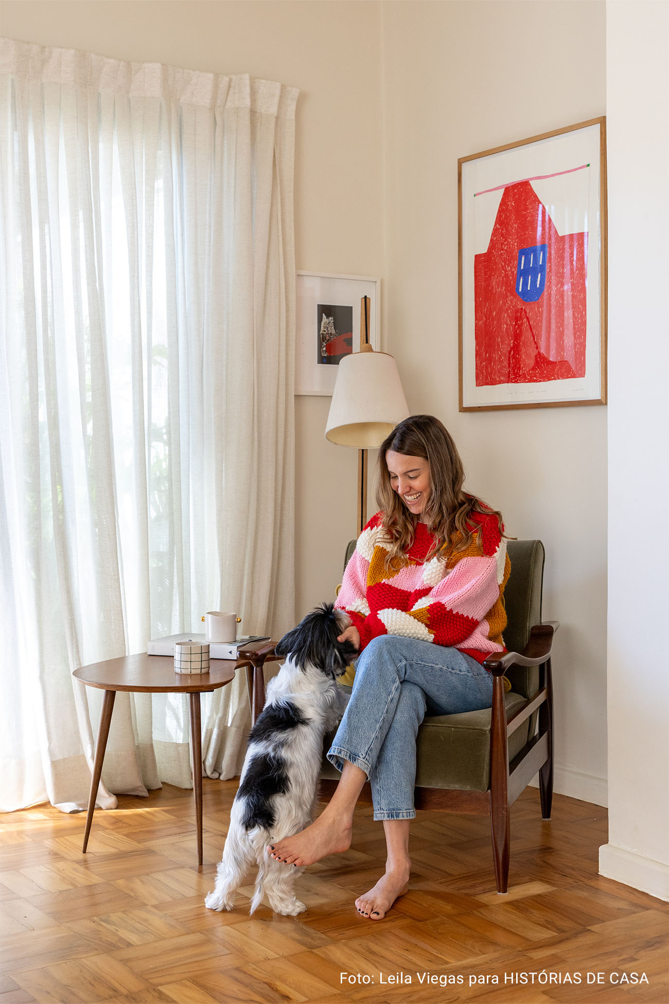 Decoração da casinha dos sonhos da designer Gabi - casa integrada com hall colorido, quarto de criança e brinquedoteca