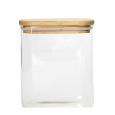 Pote de vidro multiuso com tampa 14cm