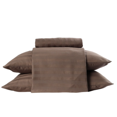 Jogo de cama King Marrom