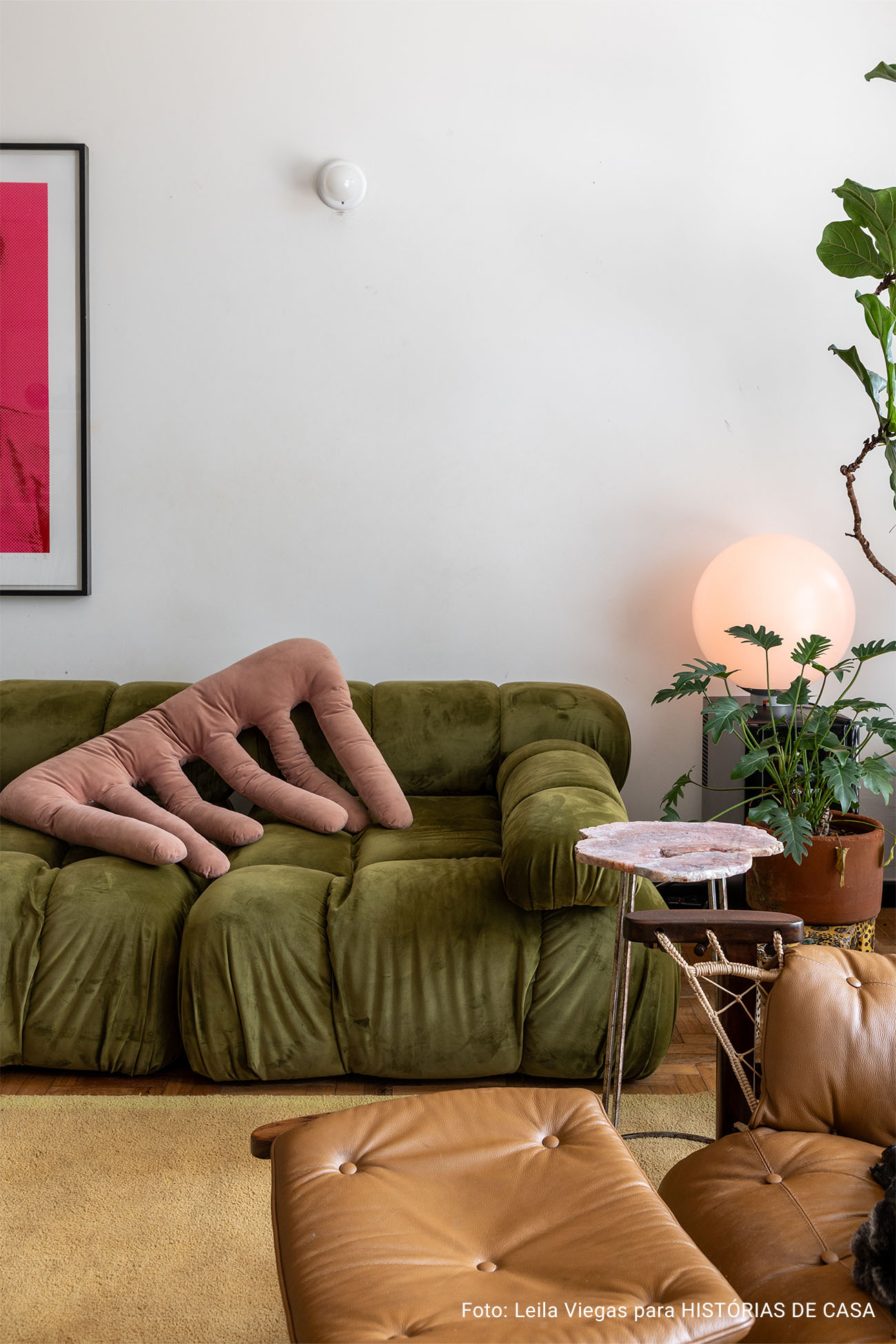 O movimento constante de uma casa viva (e festiva)