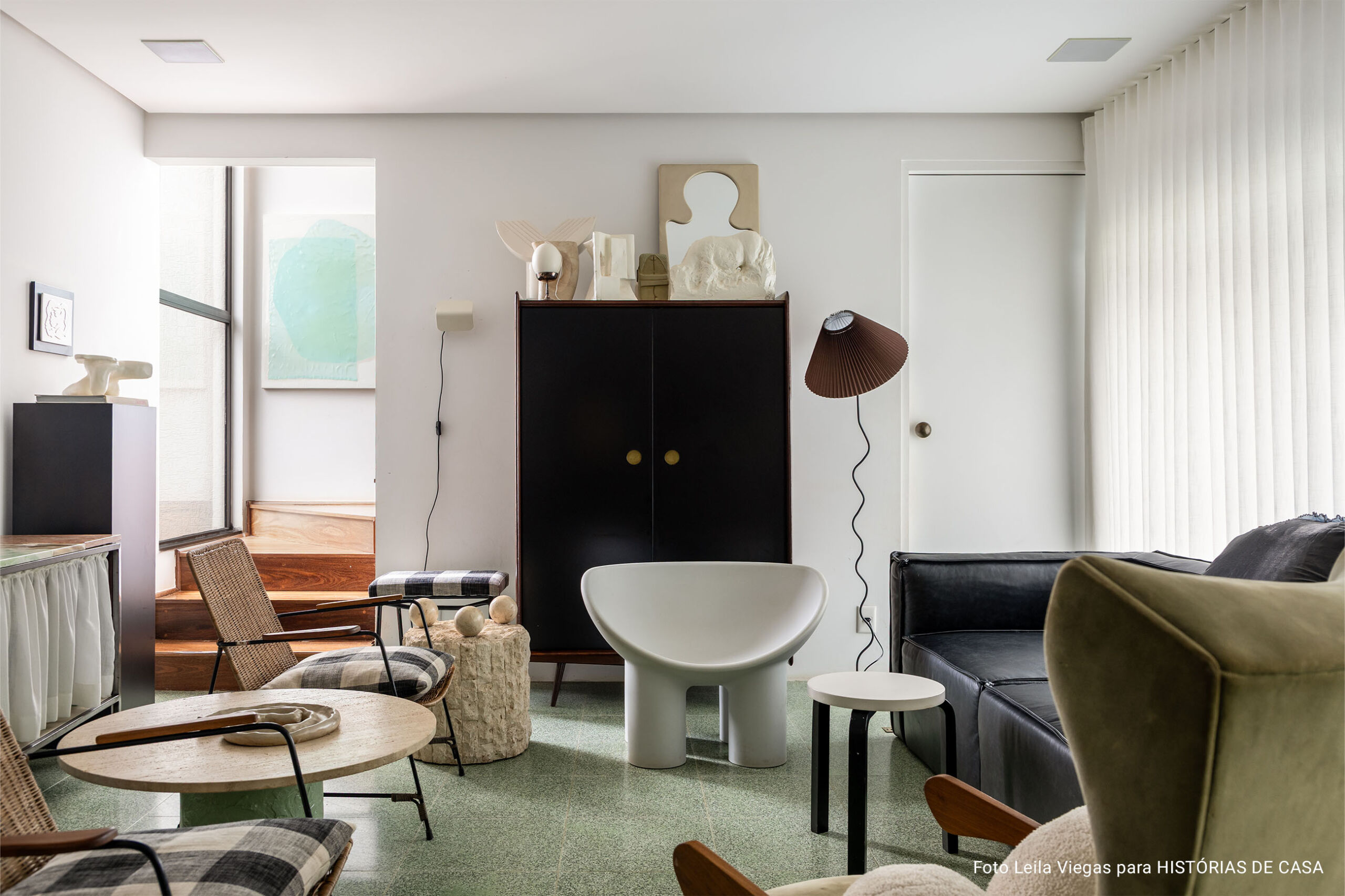 O toque autoral da casa de Valdomiro Favoreto em Londrina