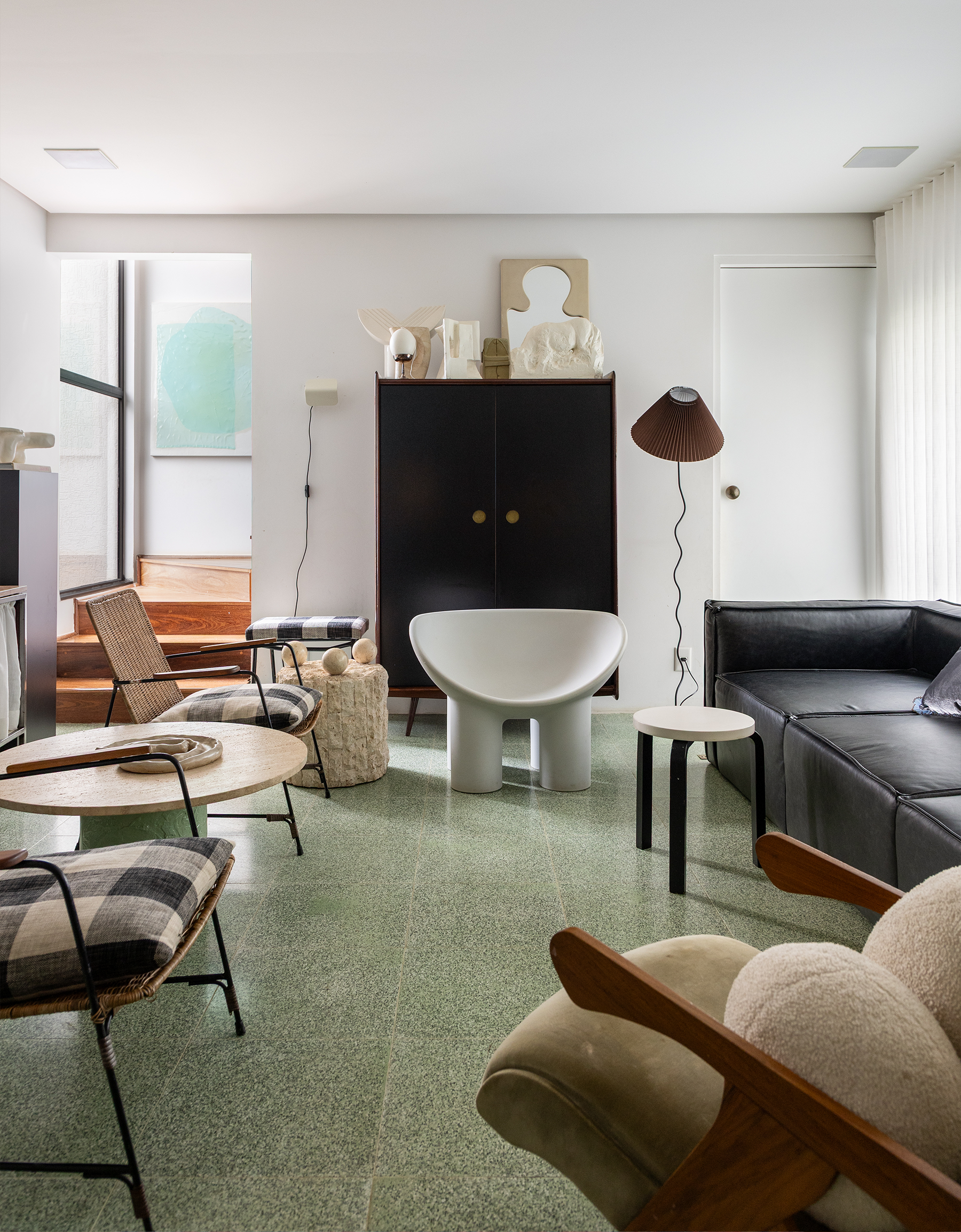 A casa do designer Valdomiro Favoreto em Londrina