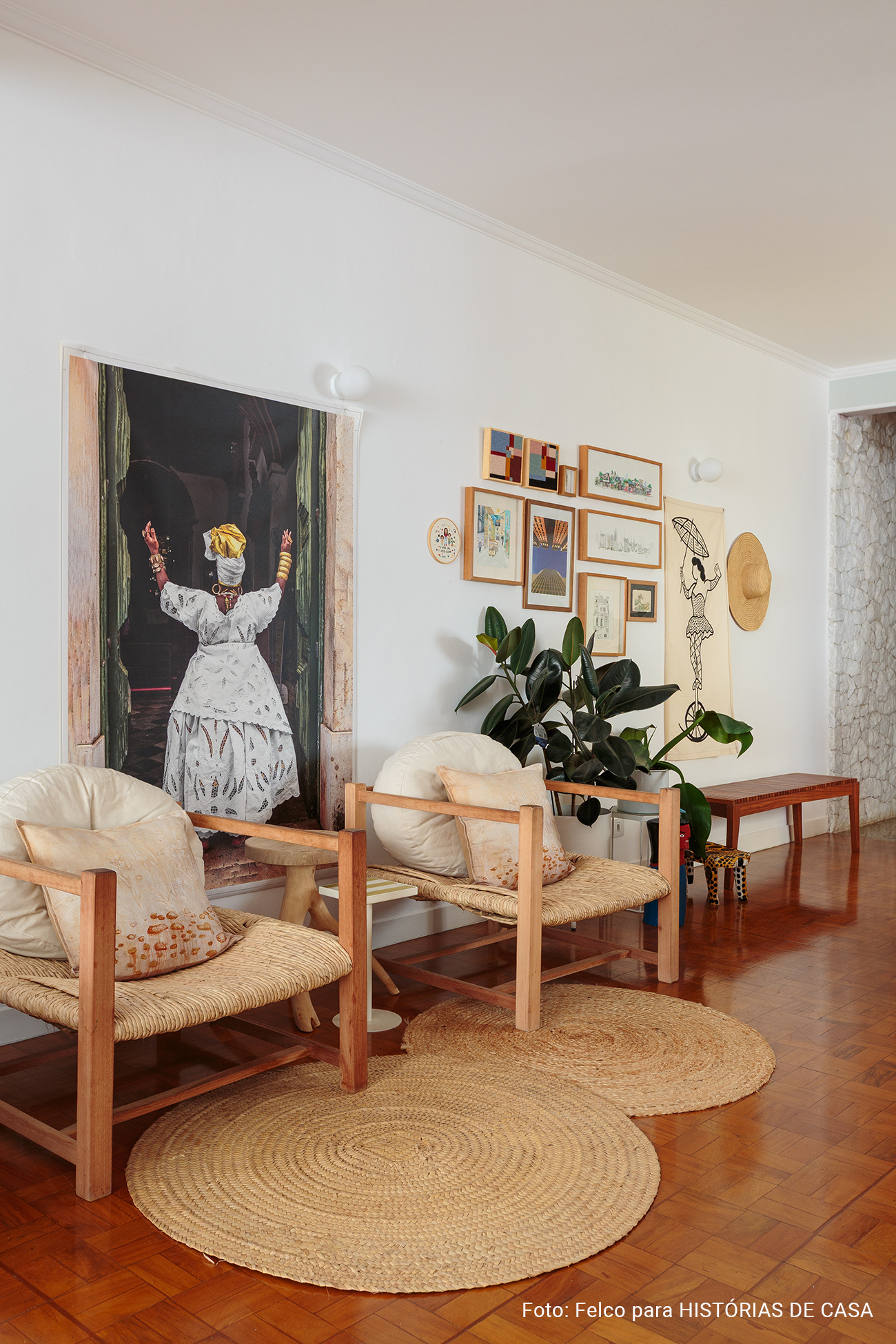 Apartamento alugado com ótimas ideias de decoração e muitas cores alegres