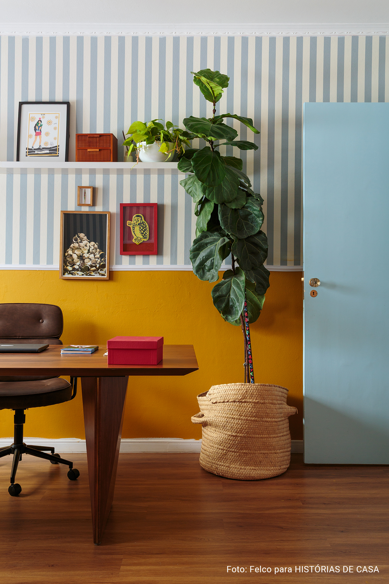 Apartamento alugado com ótimas ideias de decoração e muitas cores alegres