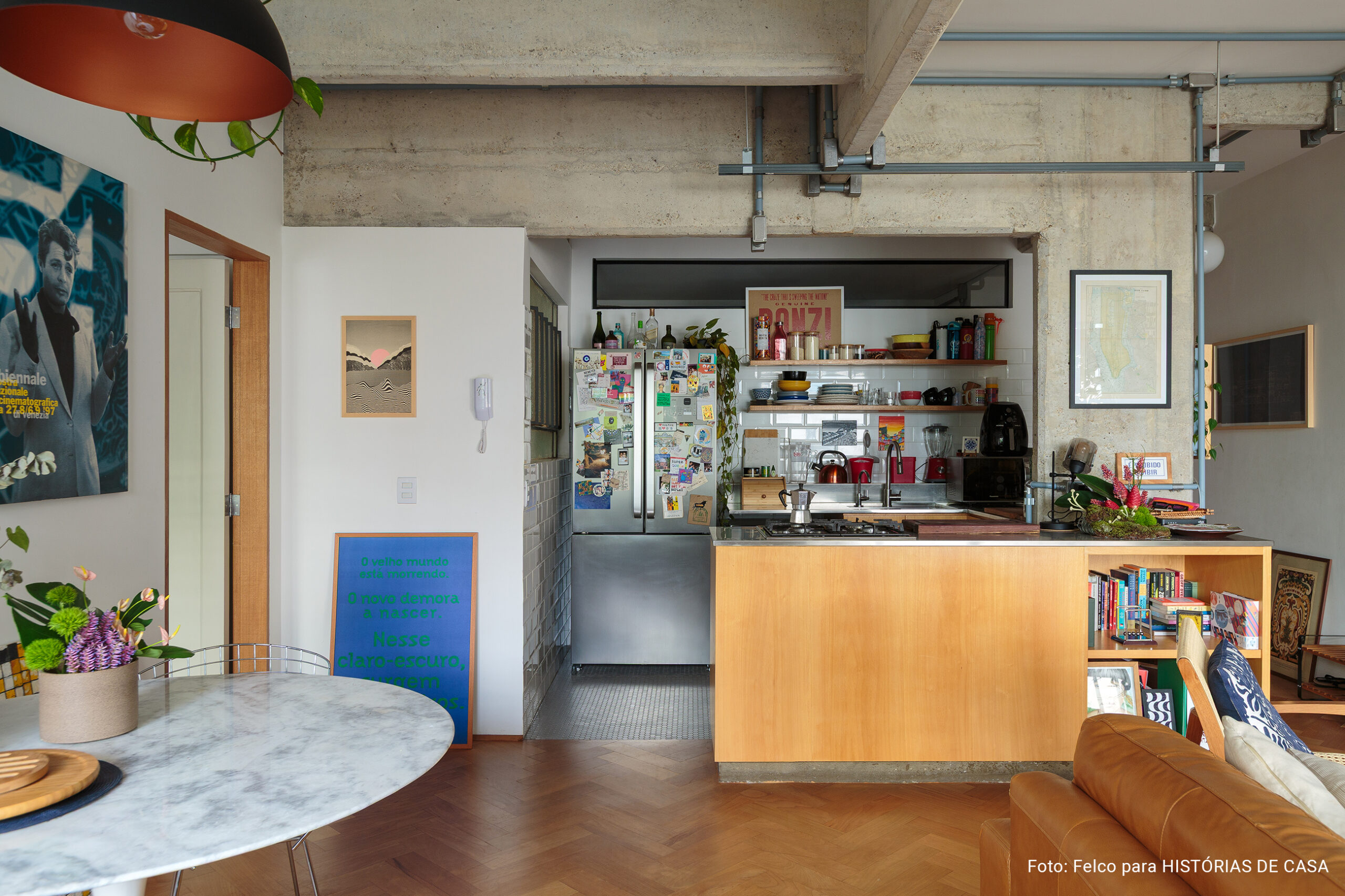Apartamento no edifício Piauí com projeto de reforma moderno e ambientes integrados