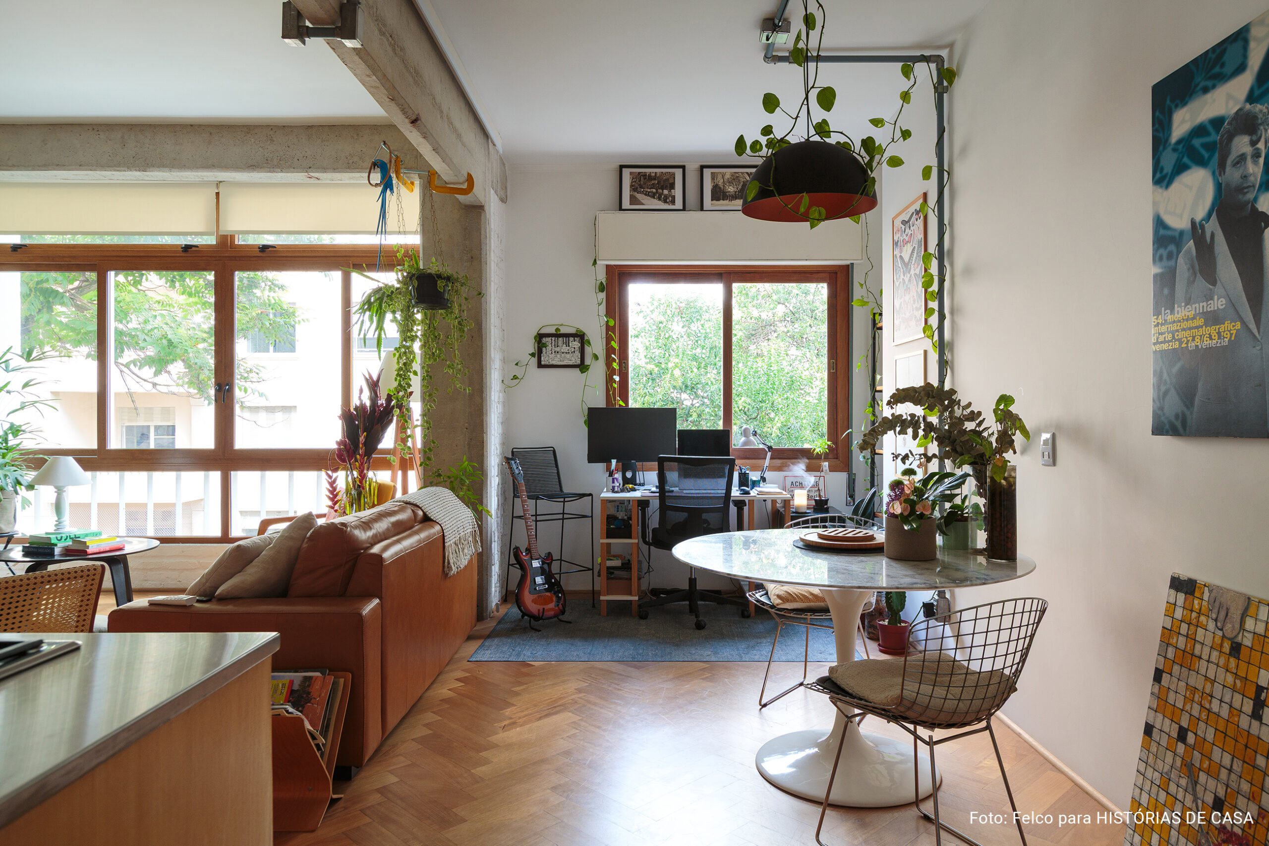 Apartamento no edifício Piauí com projeto de reforma moderno e ambientes integrados