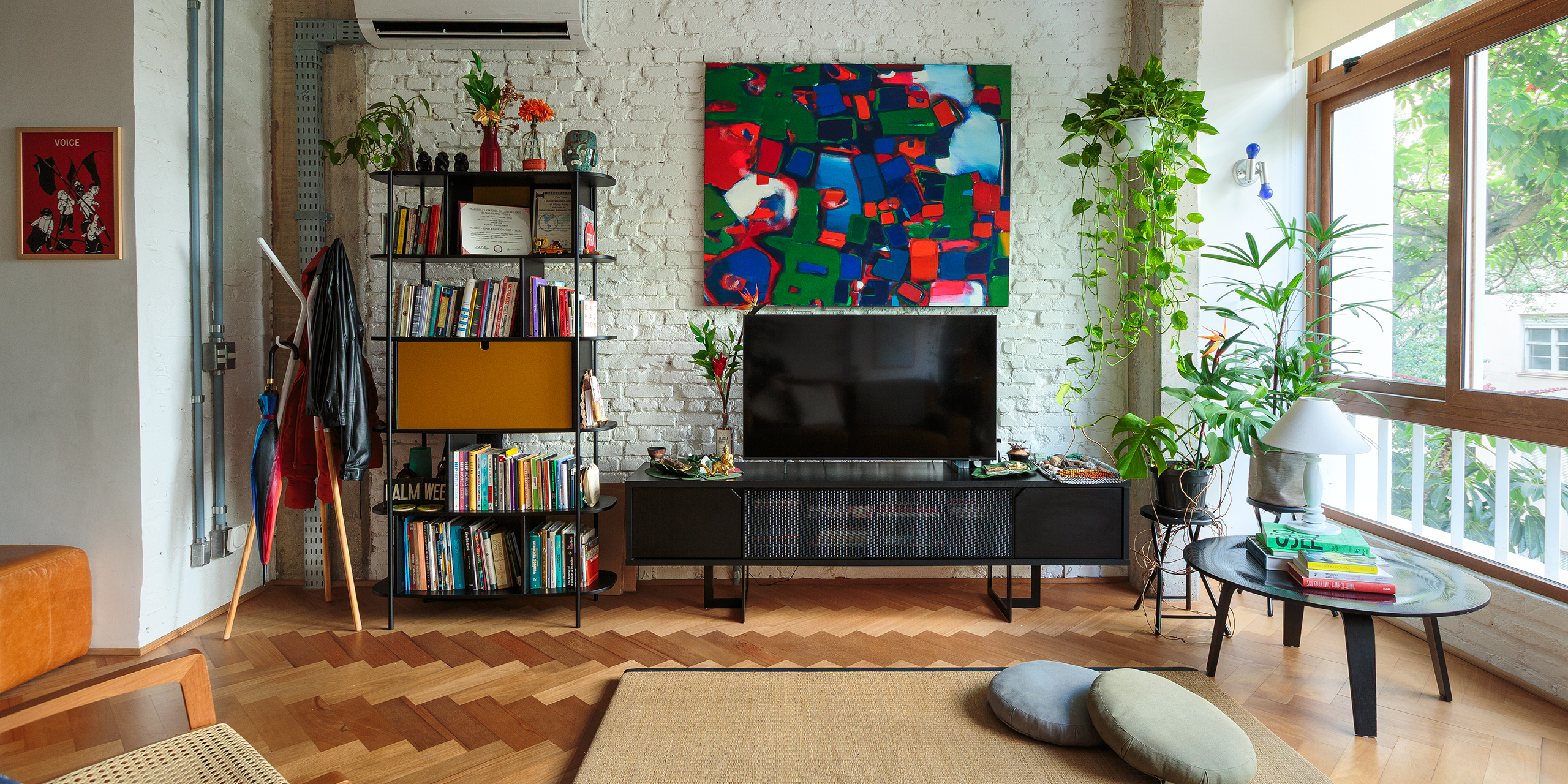 Apartamento no edifício Piauí com projeto de reforma moderno e ambientes integrados