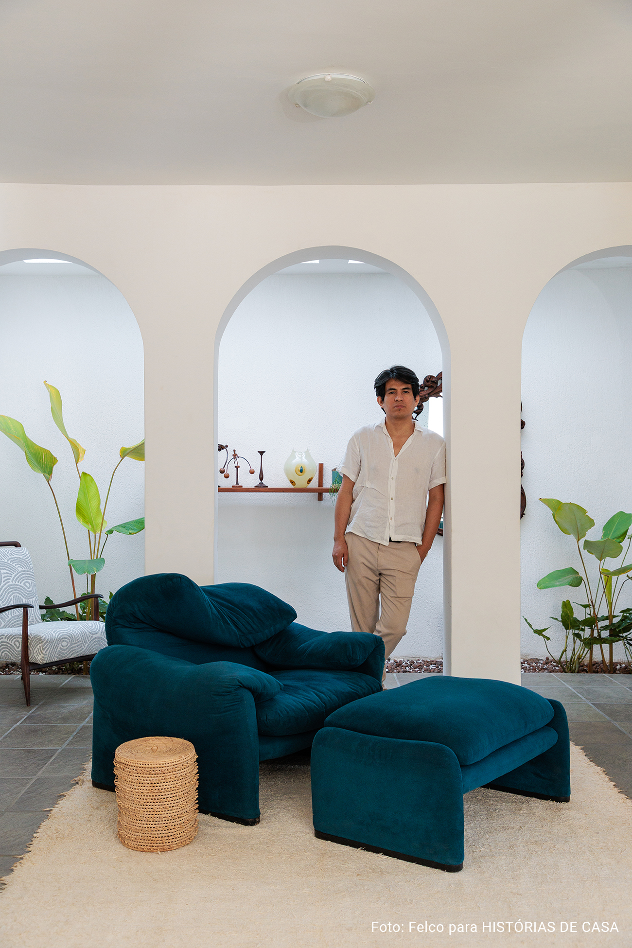Casa antiga com peças de mobiliário modernista brasileiro, Paul da NHAWPA