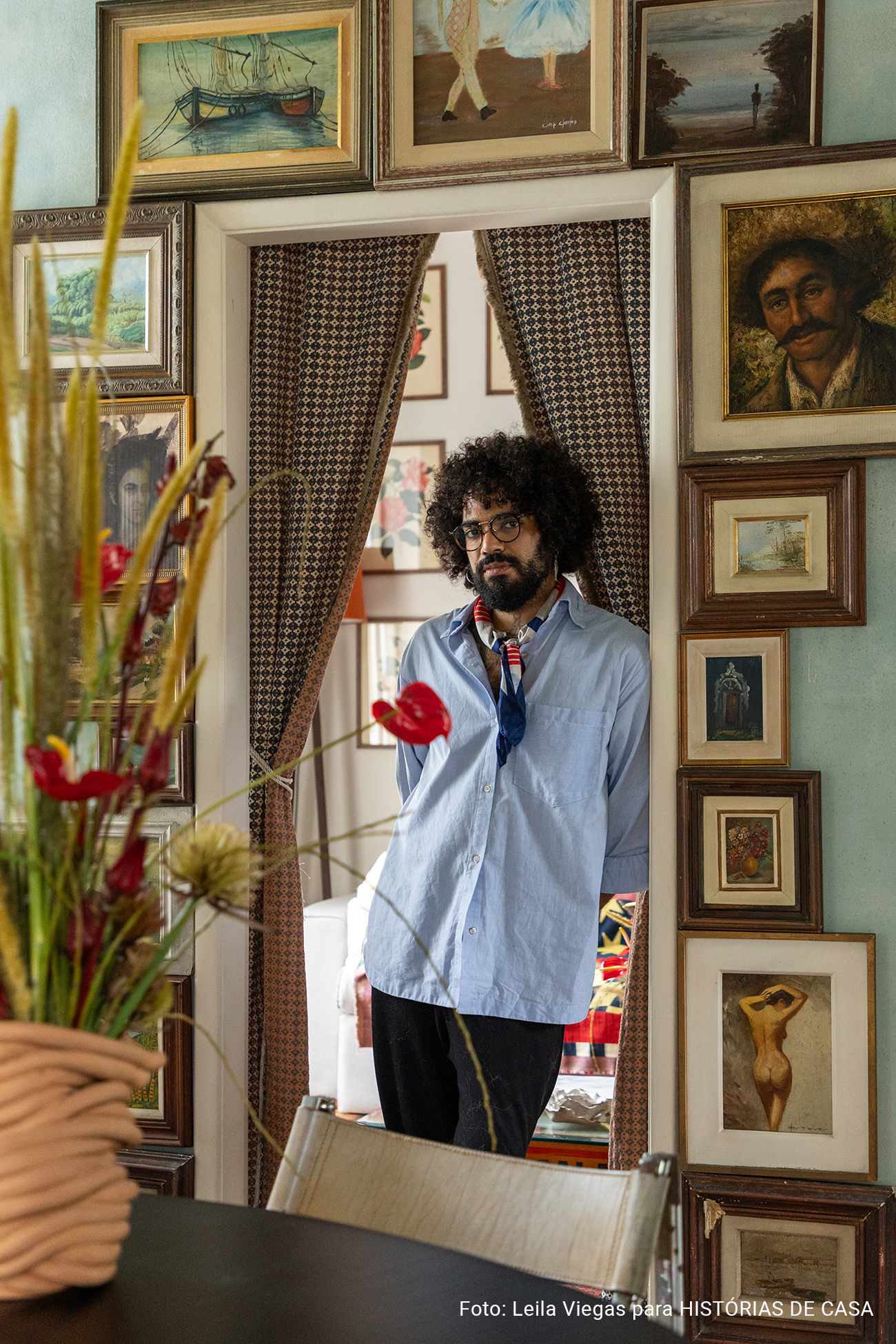 Apartamento com decoração vintage do Derek Mangabeira no Rio de Janeiro