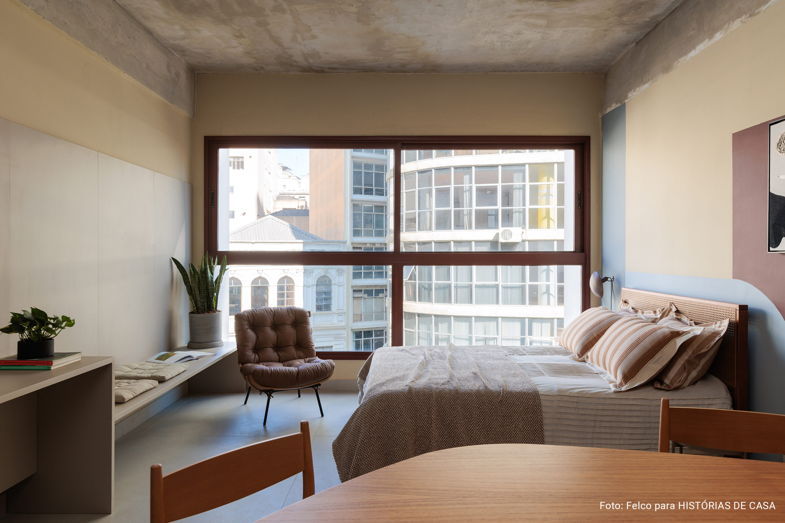 Apartamentos decorados no Edifício Tebas, no centro de São Paulo, empreendimento da Somauma