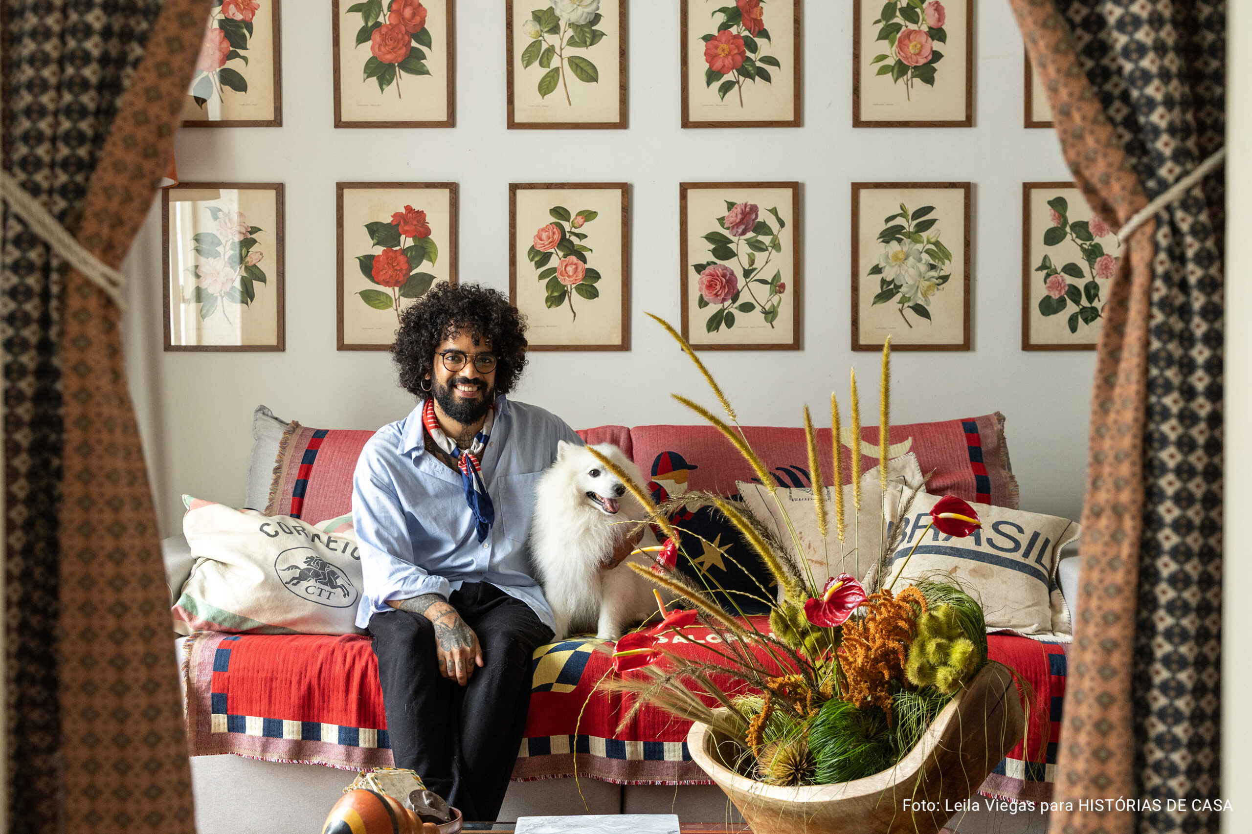 Apartamento com decoração vintage do Derek Mangabeira no Rio de Janeiro