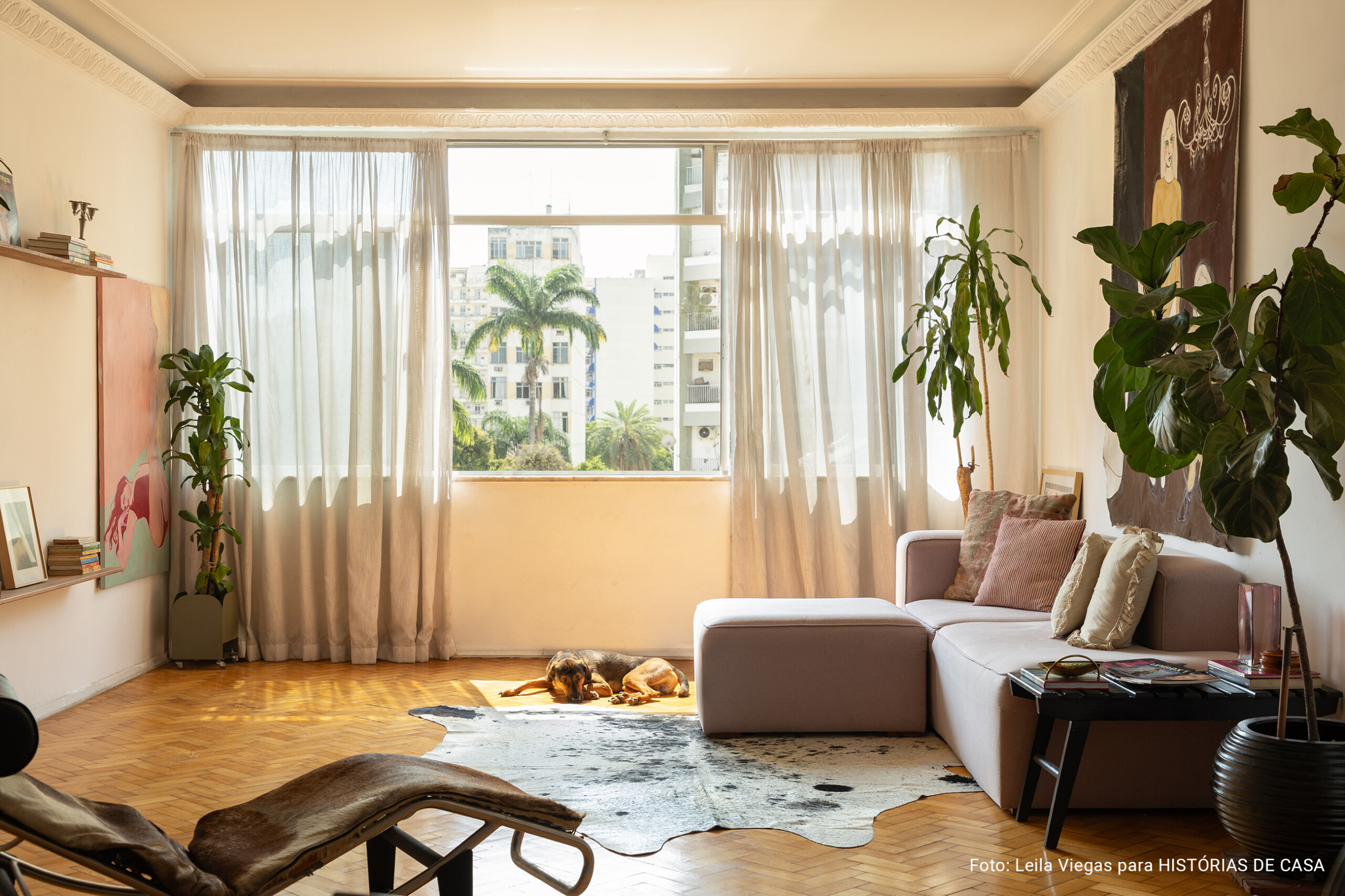 Apartamento da artista Lorena Moreira em Niterói no Histórias de Casa