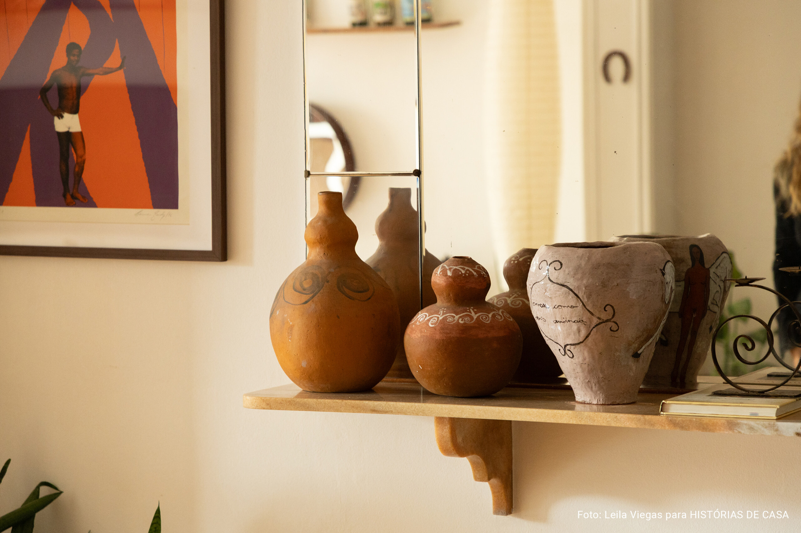 Apartamento da artista Lorena Moreira em Niterói no Histórias de Casa