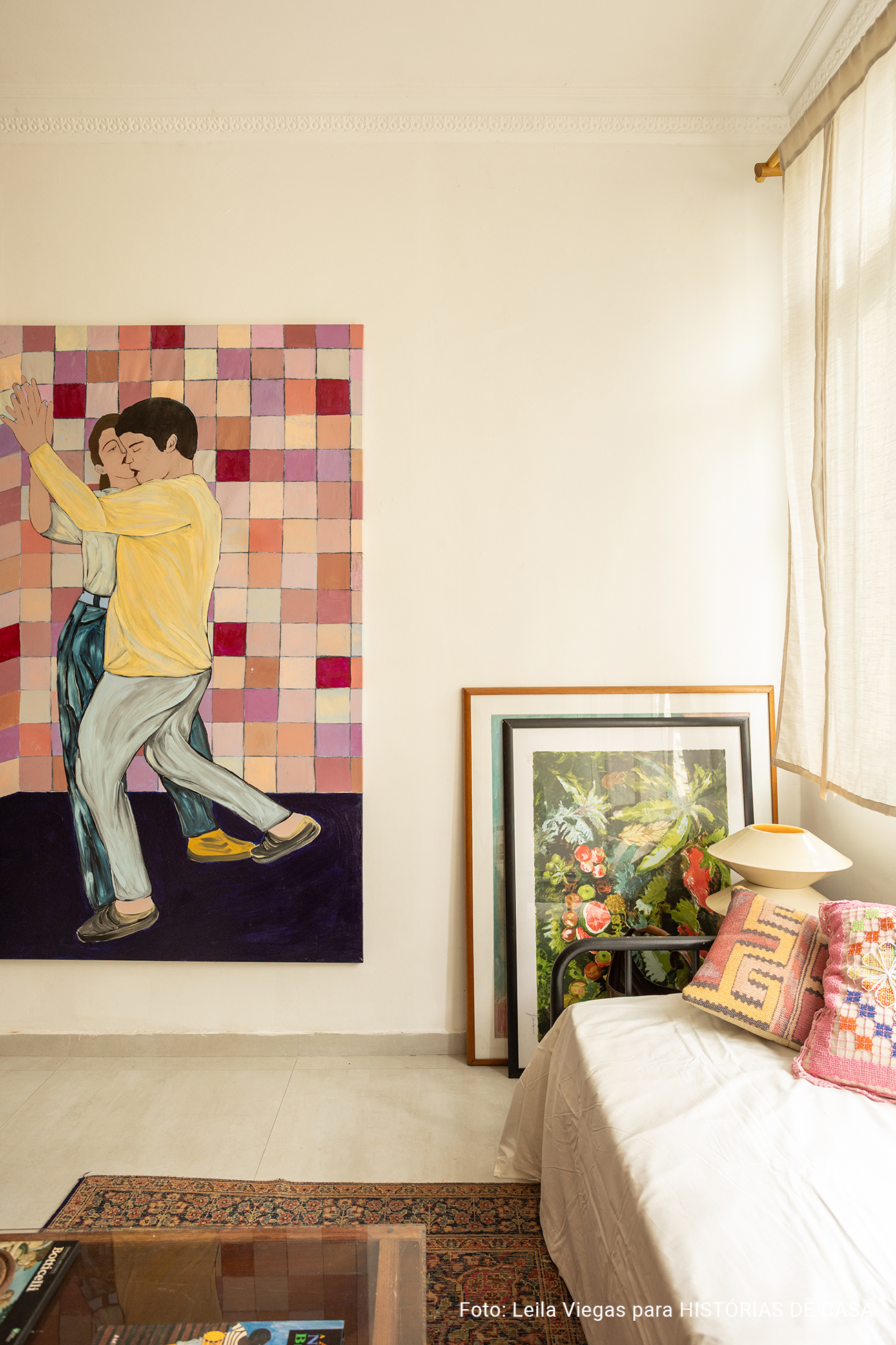 Apartamento da artista Lorena Moreira em Niterói no Histórias de Casa