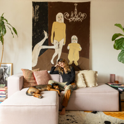 Apartamento da artista Lorena Moreira em Niterói no Histórias de Casa