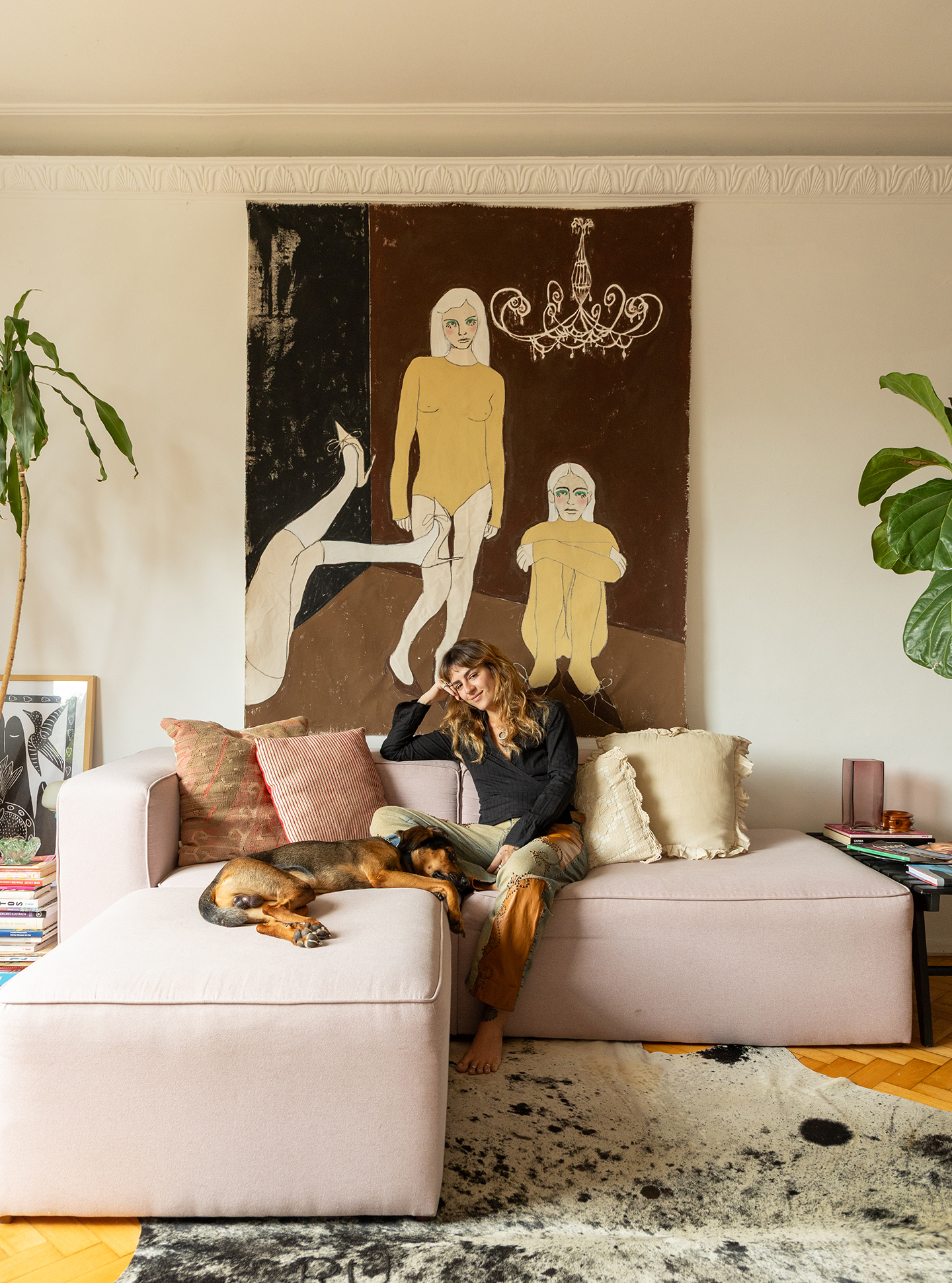 Apartamento da artista Lorena Moreira em Niterói no Histórias de Casa